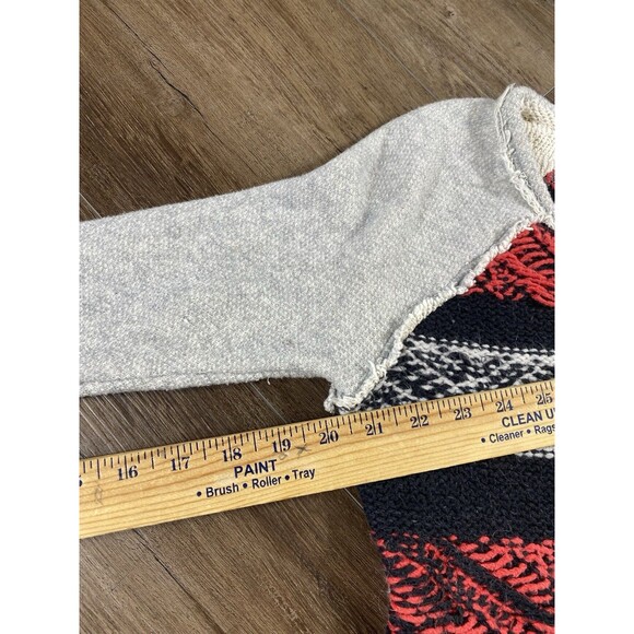 Free People Snow Angel Chunky Knit Boho Pullover Sweater Women’s Size Small - Picture 7 of 7